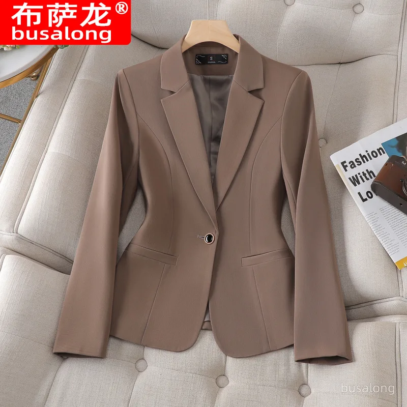 새로운 스타일리시 패션 정장 캐주얼 여성용 긴팔 프로페셔널 블레이저 포멀 재킷 워크웨어8315