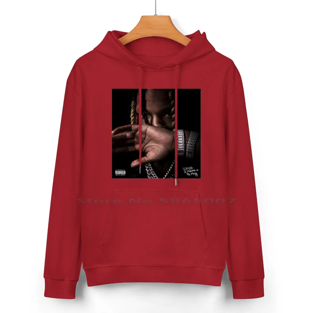 Von " What It Means To Be King " Pure Cotton Hoodie Sweater 24 Colors Live Rapper Trending Song New Album Cover Stylish Von