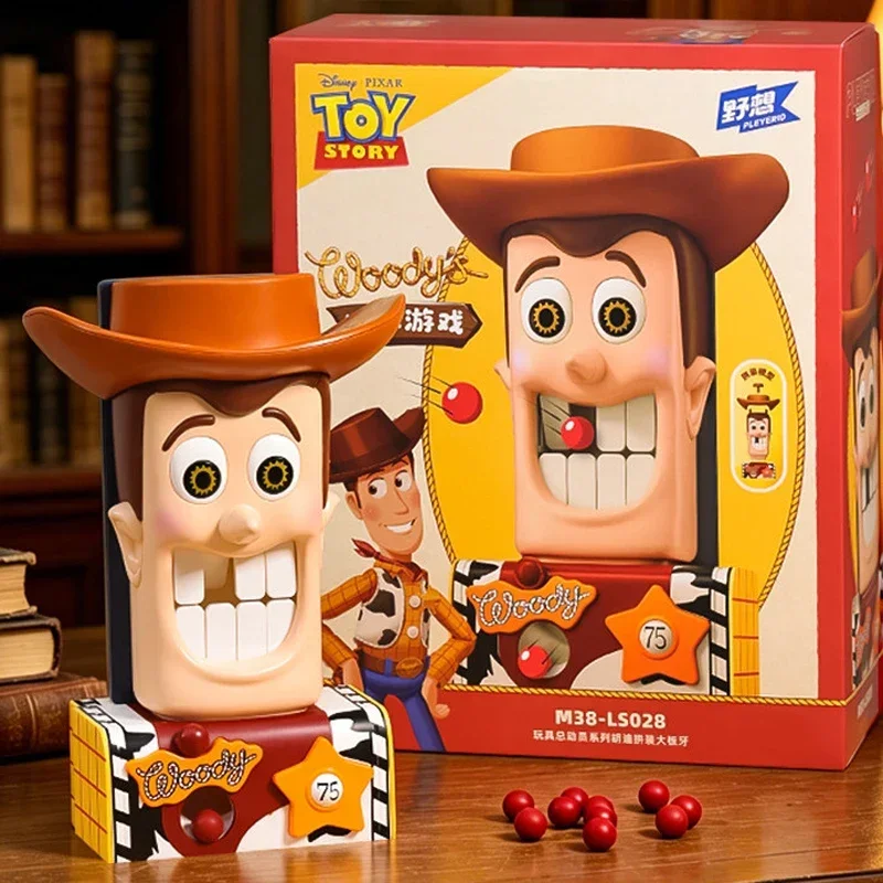 Toy Story Woody Big Teeth Creative Assembly Building Blocks Model Kit Desktop Throwing Game Party Entertainment Toy Fans Gifts