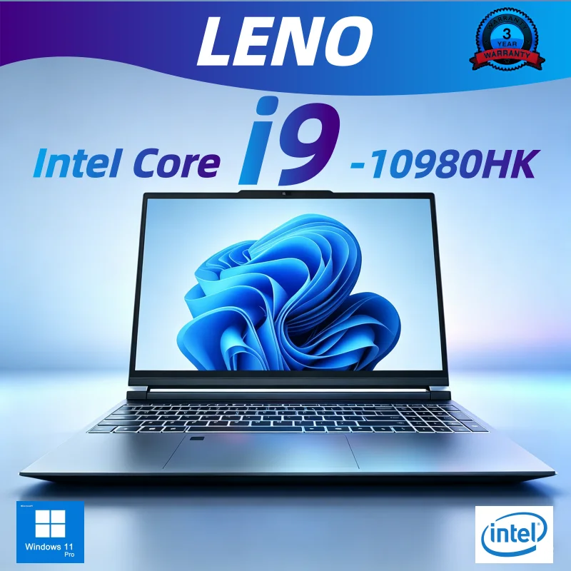 2026 New LENO 15.6 Inch Gaming Laptop Intel Core i9-10980HK 16GB RAM 1TB  Win11 Pro High Performance Portable Gamer Notebook PC