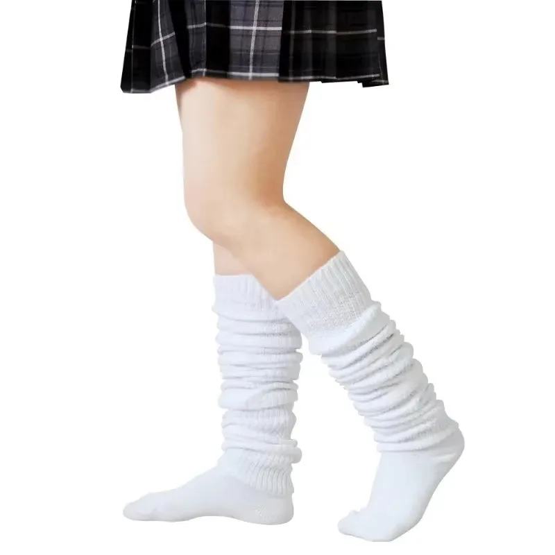 Women Slouch Socks Loose Socks Boots Stockings Japanese High School Girls JK Uniform Accessories Leg Warmers Cosplay Socks