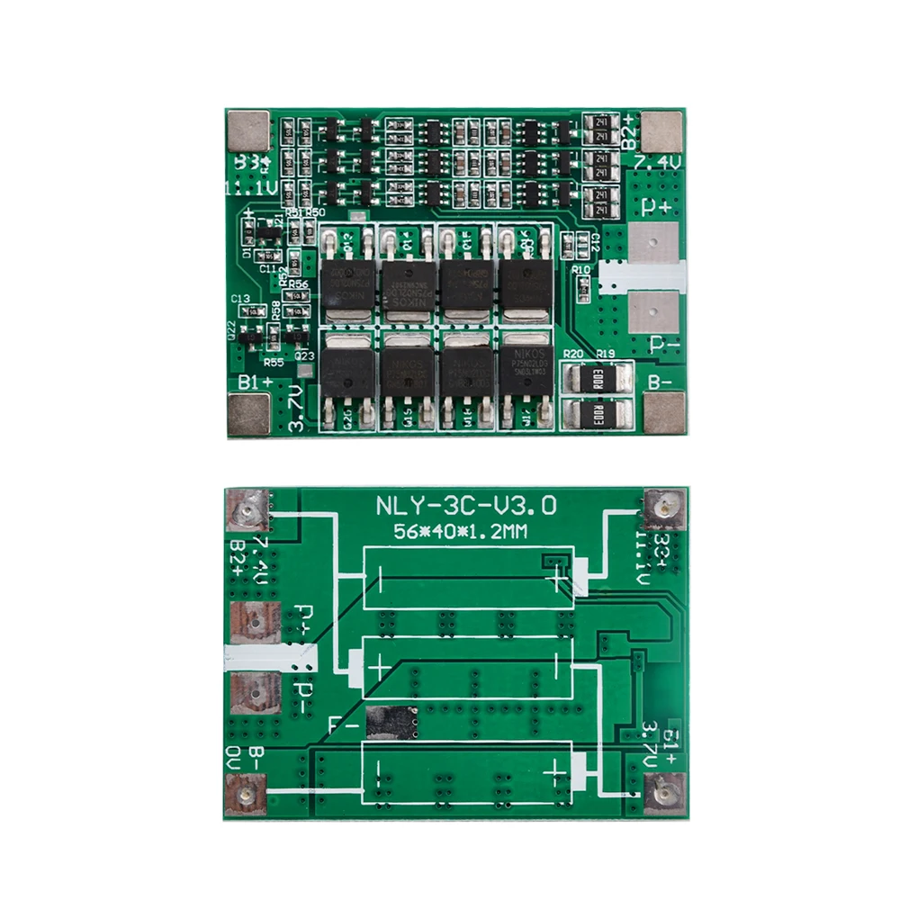 BMS 3S 40A 18650 Lithium Battery Charger Protection Board 18650 Li-ion Charger Charging With Balance 12V for Drill Motor