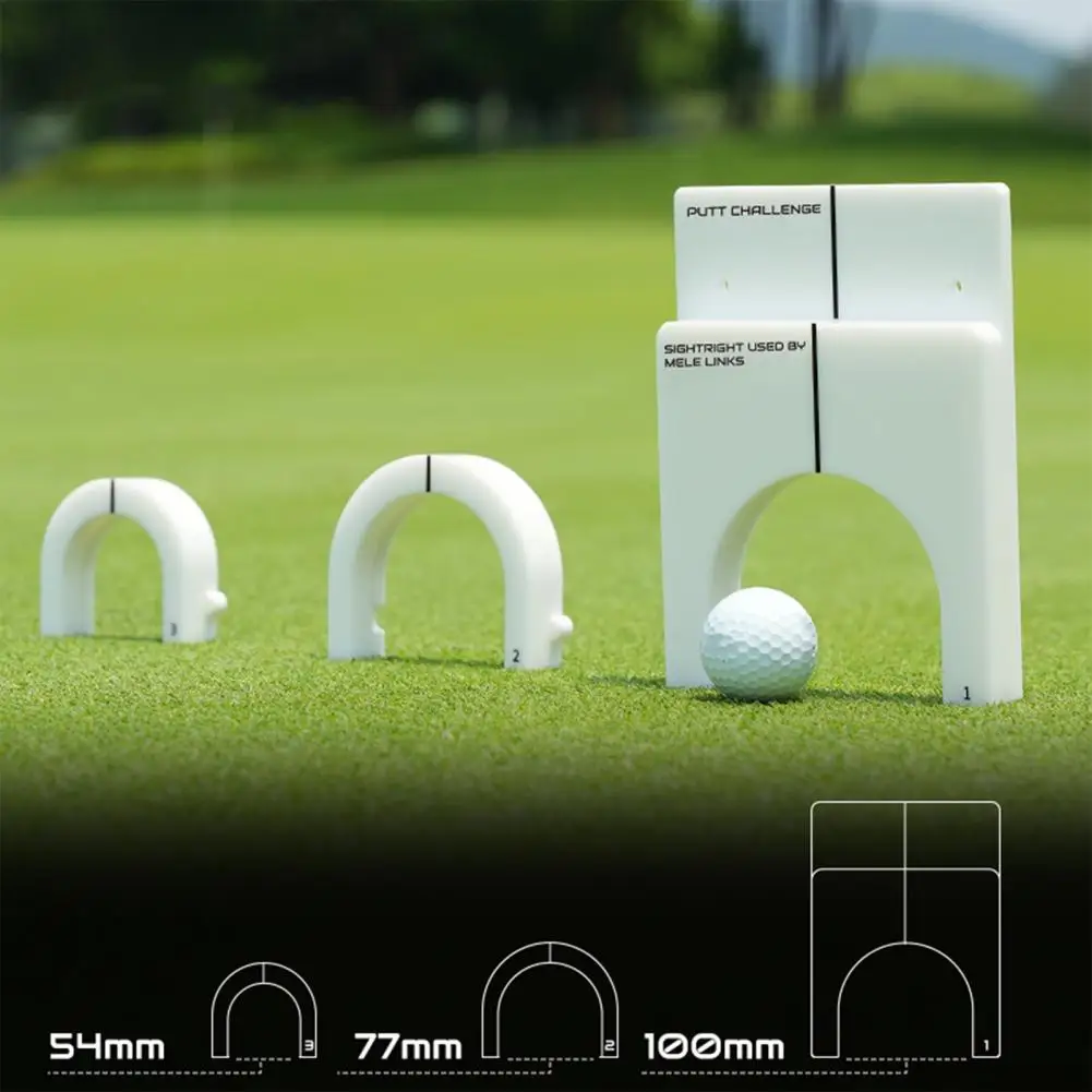 Putting Practice Route Advanced Golf Putting Gates Set Realistic Alignment Training Aid for Home Office Practice Improve Putting