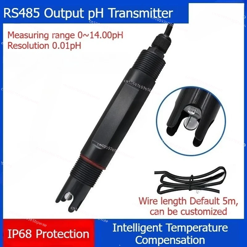 RS-PH-N01-3-*-EX 0-14ph Glass Electrode Method RS485 Output Industrial Water Ph Sensor