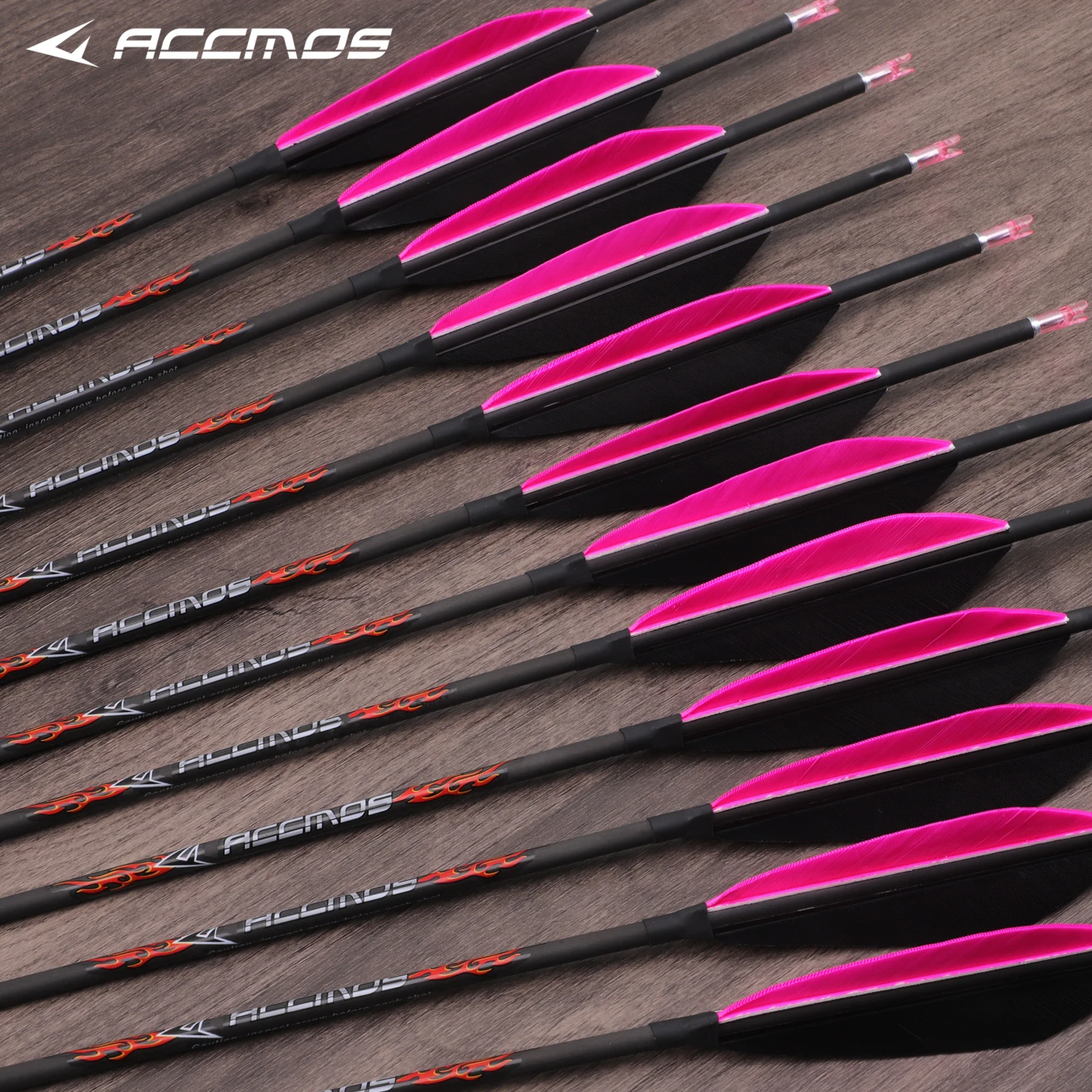 Pure Carbon Arrows Spine 300 400 500 600 700 800 900 1000 1100 1300 1500 1800 ID4.2mm Turkey Feather Archery Straightness+-0.001