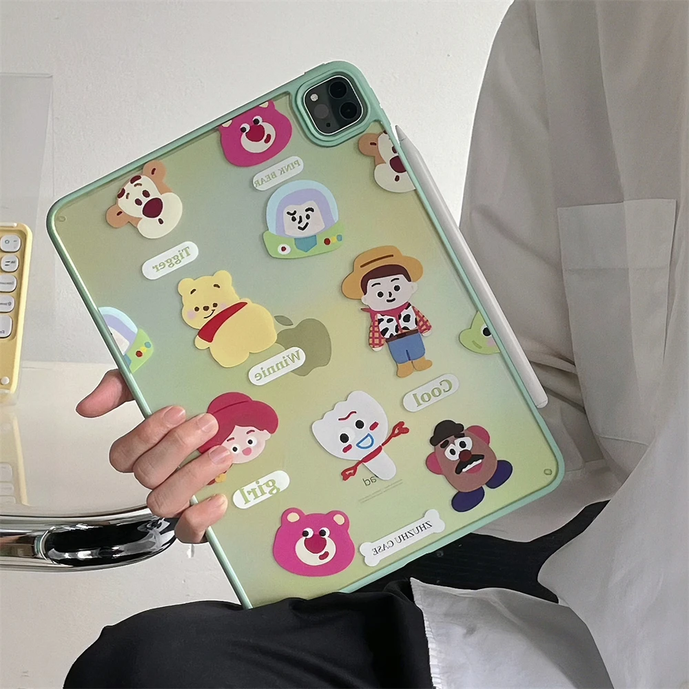 Acrylic Cover for iPad Air 11 2024 Air3 10.5 10.2 7th 8th 9th Gen 10th 10.9 2022 Pro 11 2020 Case Air 4/5 Toy Story Lotso