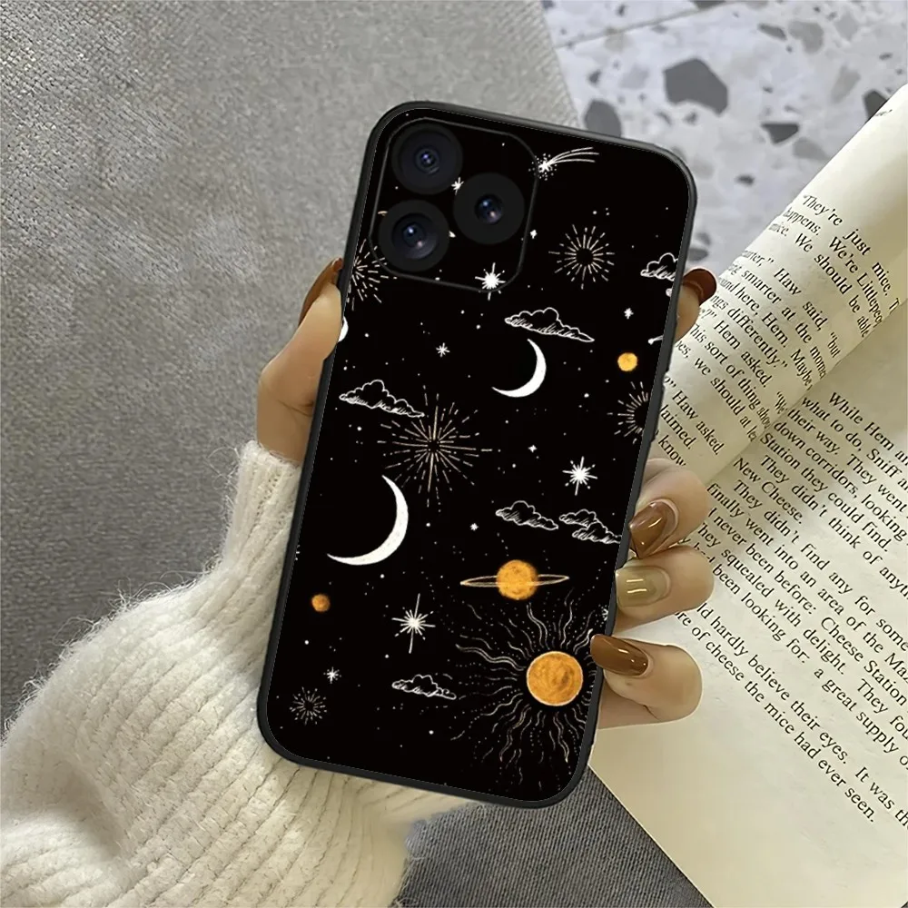 Celestial Hands Art Print Phone Case For iPhone 8 11 12 13 14 15 Mini X XR XS PRO MAX Plus Shell