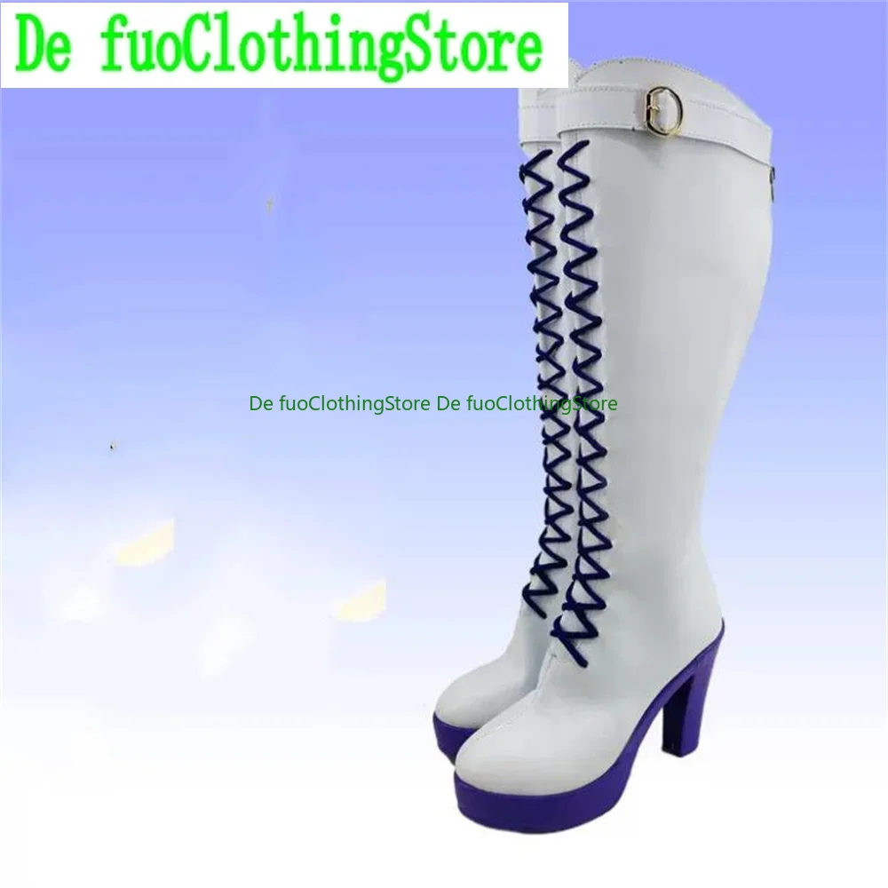 

Defuo Aster Arcadia Hololive VCosplay Обувь Сапоги Игра Аниме Вечеринка Хэллоуин Рождественская обувьStore