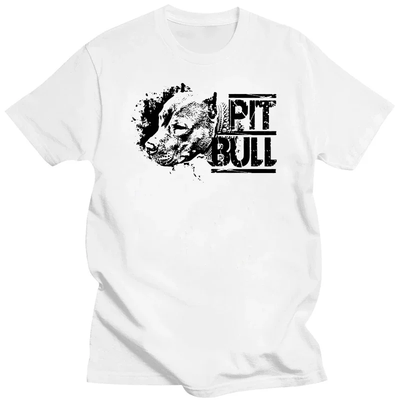 style T Shirt Pit Bull en Tee tasarım-erkek Tee gömlek unisex Erkekler T Shirt moda komik giyim rahat kısa kollu pitbull-köpek