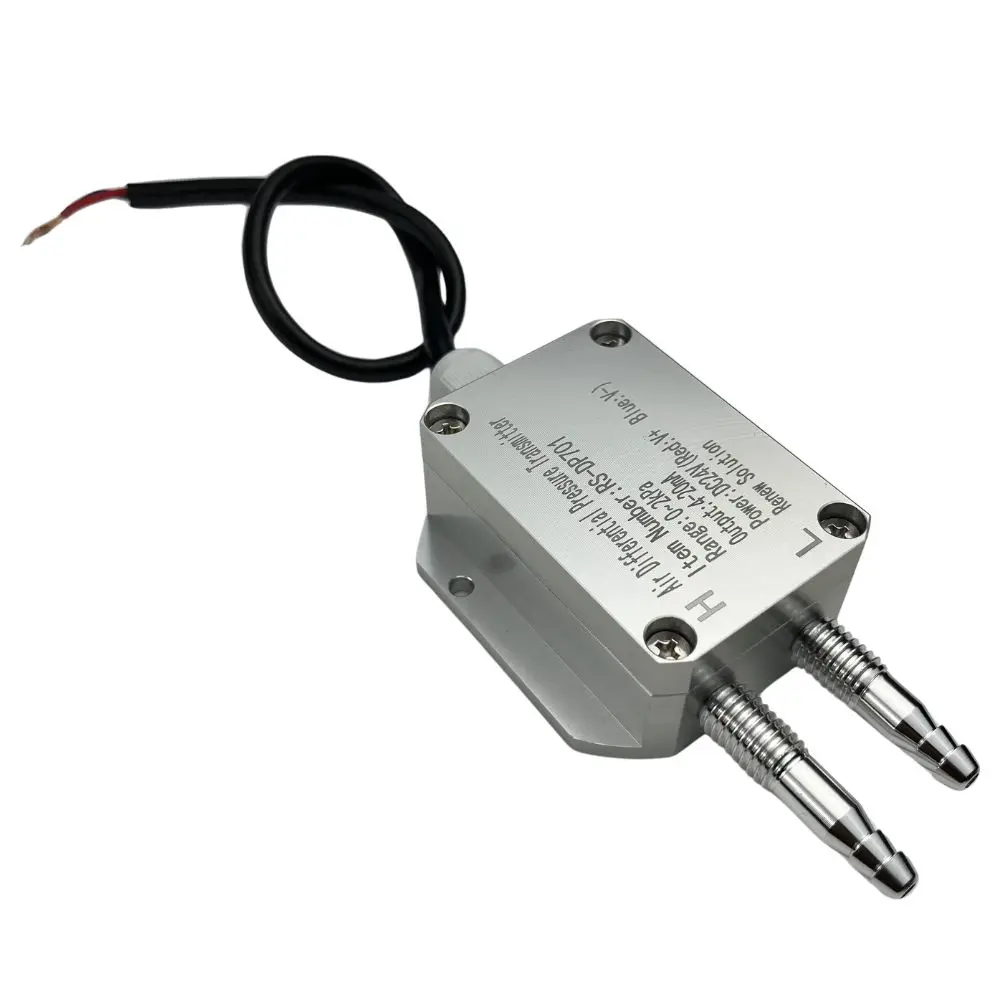 【Hot】4-20mA Differential Pressure Transmitter Air Duct Digital Display Pressure Wind Transmitter