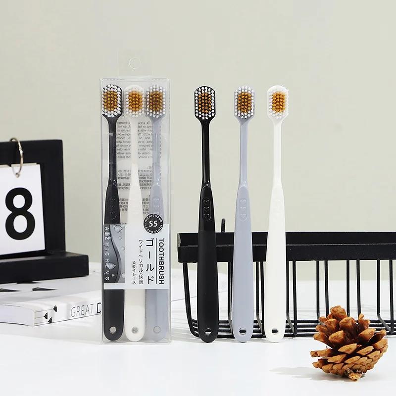 Simple Toothbrush Simple Large Brush Head Adult Travel Suit Wide Brush Head Toothbrush Family Toothbrush Touch Comfortable