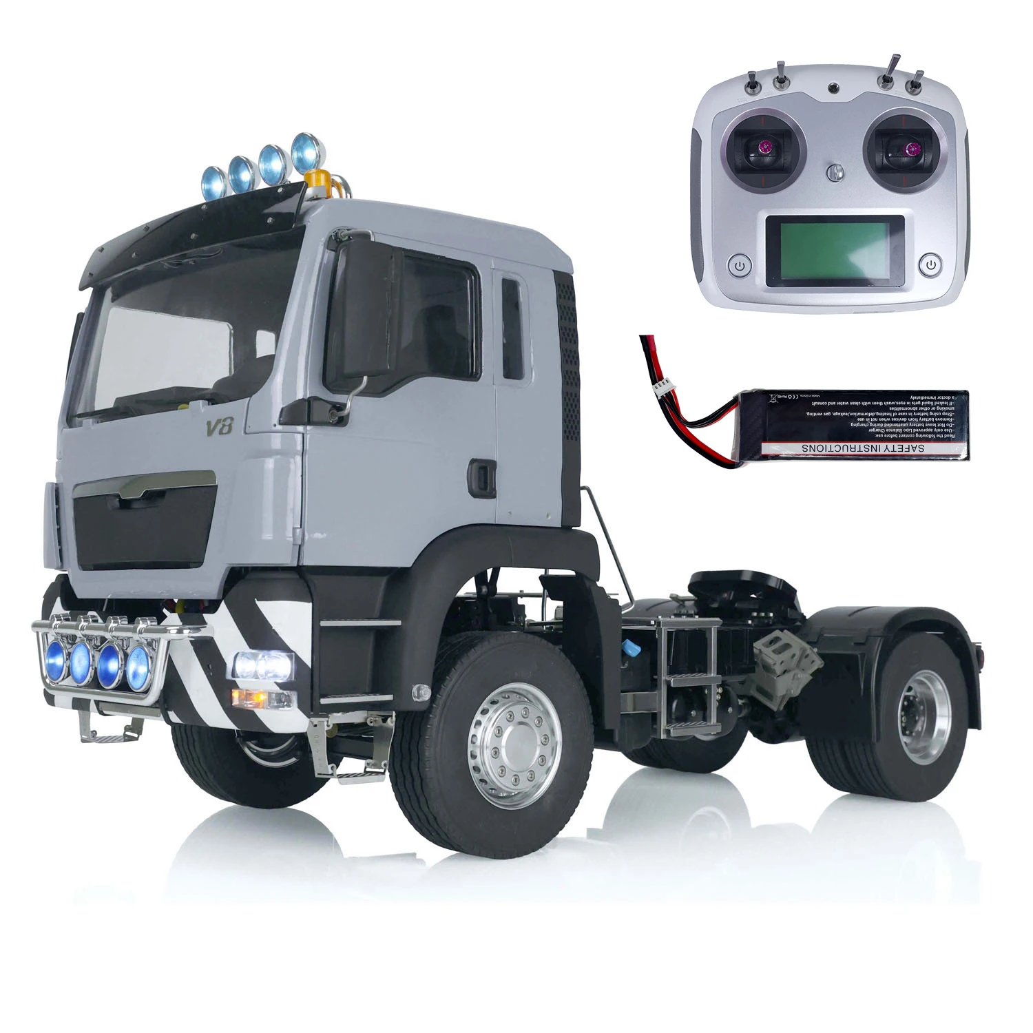 

4x2 LESU RC Tractor Trucks 1:14 Scale for RTR PNP Sound Light System Remote Control Car Models Toy Gifts