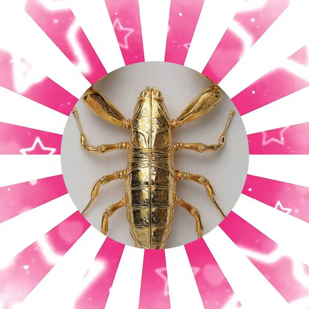 Luxury Gold S-Scorpion 25mm 32mm 44mm 58mm 75mm Brooches Badges Pins for Accessories Gift