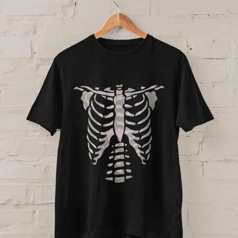 Grunge Clothing Alt Skeleton Ribs T Shirt Witch Mall Goth Pastel Trad Dark Academia