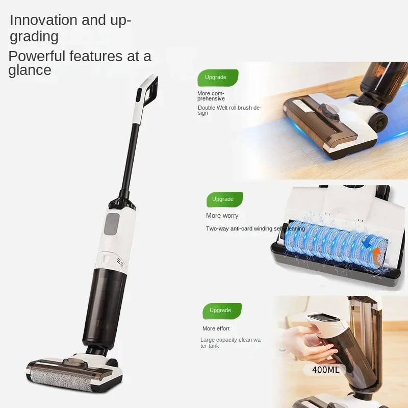 Sweeping and towing integrated washing machine Wireless vacuum cleaner Automatic mopping robot Three-in-one electric مكنسه ذكيه