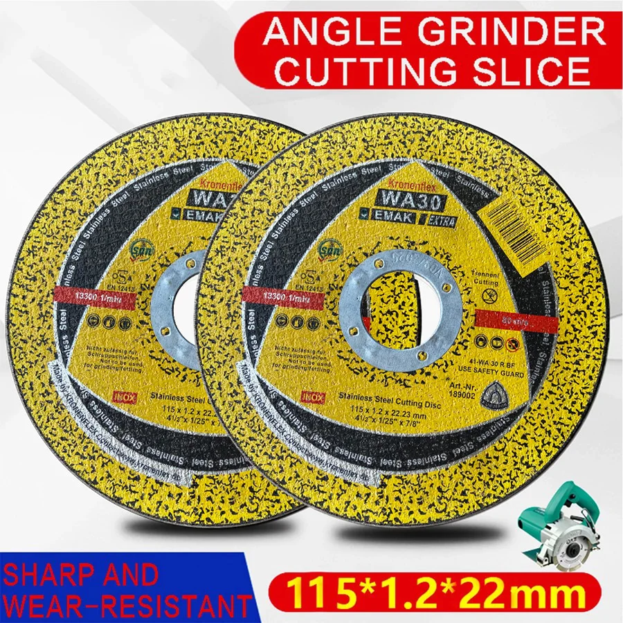 4-1/2 Inch 115mm Resin Metal Cutting Disc for Stainless Steel Iron Angle Grinder Grinding Circular Saw Blade