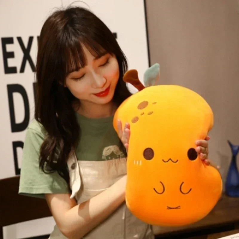 Juguete de peluche de 38cm, muñeco de fruta suave de dibujos animados, almohada bonita de melocotón y arándanos naranja, decoración de dormitorio, regalos de cumpleaños y Navidad para niños