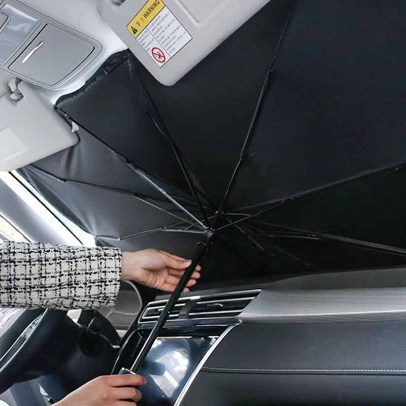 Car Foldable Front Windshield - Car Sunshade Windshield Umbrella Foldable ulasan dan harga