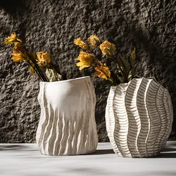 Kapiron Retro Keramische Vaas Hippocampus Beeldjes Boho Nordic Wabi-Sabi Decoratie Accessoires Thuis Tafelblad Middelpunt Interieur