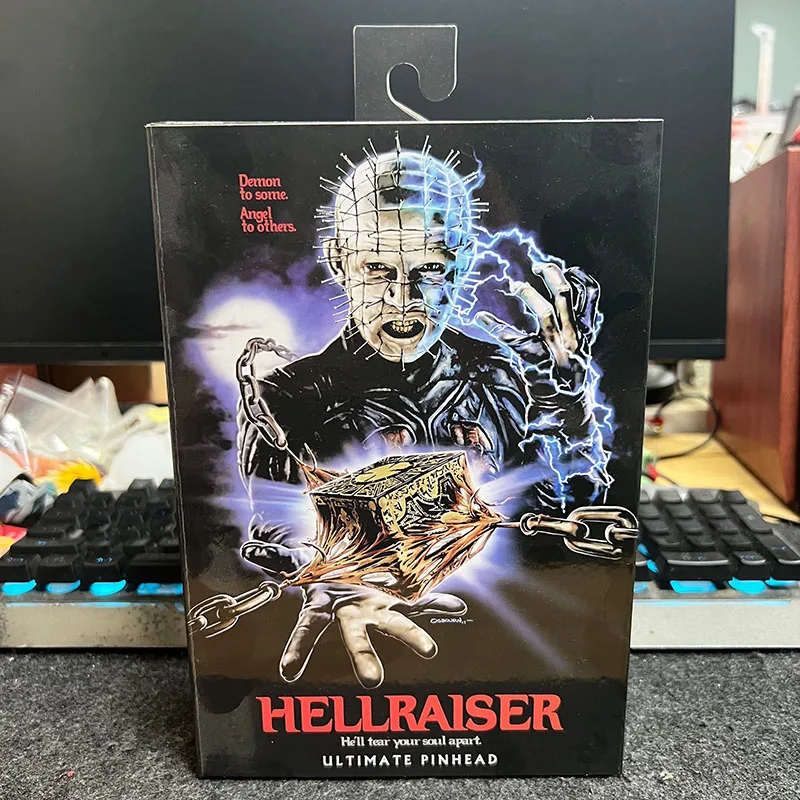 Original NECA Ghosts Cannibals Fierce Ghosts Soul Chasers Nail Headed Man HELLRAISER 7 inches Action Figure Model Toy Gifts