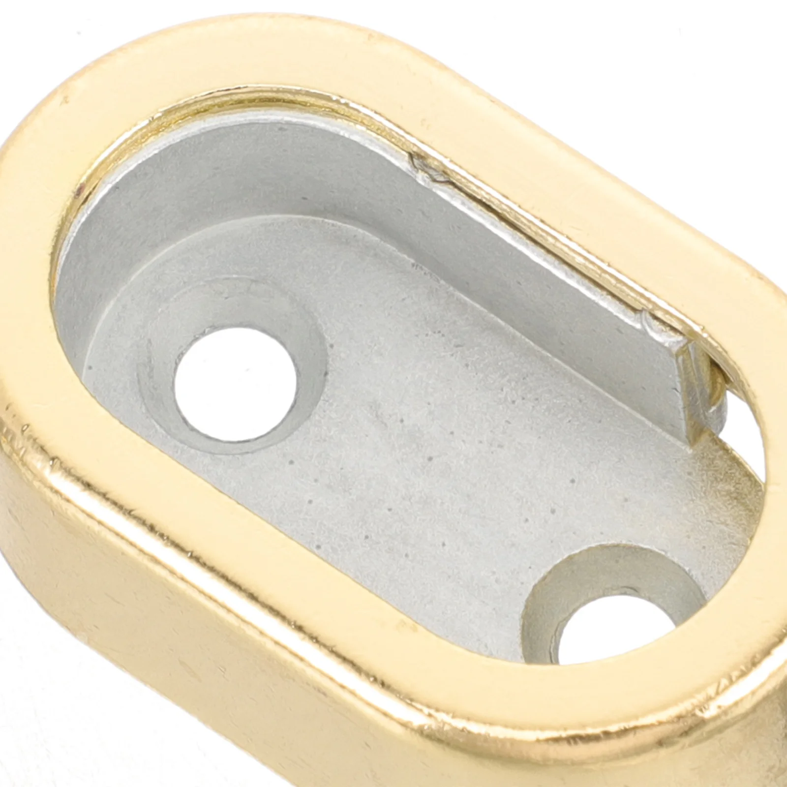 

2 Pcs Tension Curtain Rod Clothes Holder Bracket Shower End Combination Zinc Alloy