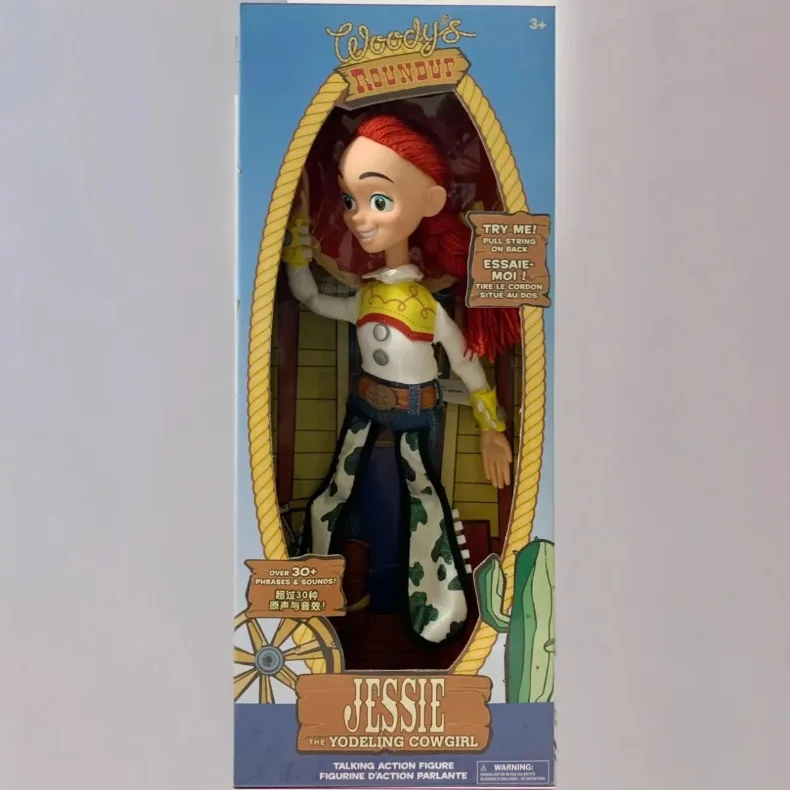 Boneka Woody Disney 40cm dari Kain yang Dapat Digerakkan, Suara Bahasa Inggris dari Toy Story, Hadiah Ulang Tahun dan Liburan untuk Anak-Anak, Barang Baru, Penjualan Terlaris, Produk Terbaik