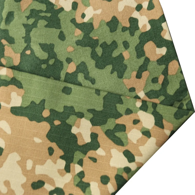 Nylon Cotton Dutch NFP Multitone Camouflage Fabric Rip Stop Cloth Tactical Uniform DIY