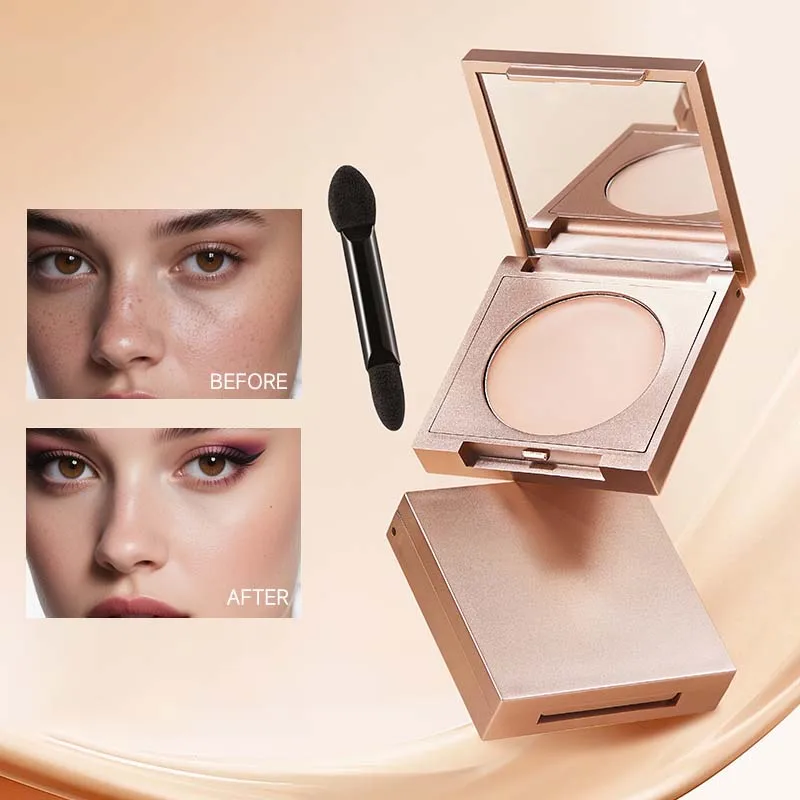 كريم كونسيلر للمكياج الخالي من العيوب - نسيج مرطب لتغطية الهالات السوداء والبشرة الباهتة - كونسيلر تغطية طويلة الأمد