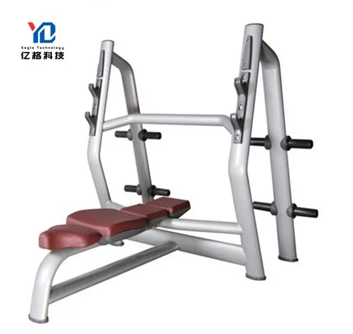 YG-2024  Professional Gym Fitness Equipment Commercial Barbell Lifting Free Weight Bench Press Heavy Duty Flat Bench