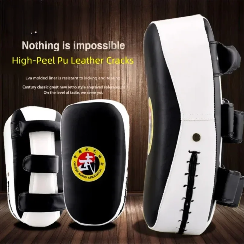 MMA Curve Pads Muay Thai TKD punching Mitts PU leather Sanda Taekwondo Kickboxing Boxing Hand Foot Square arc Target 1 Piece
