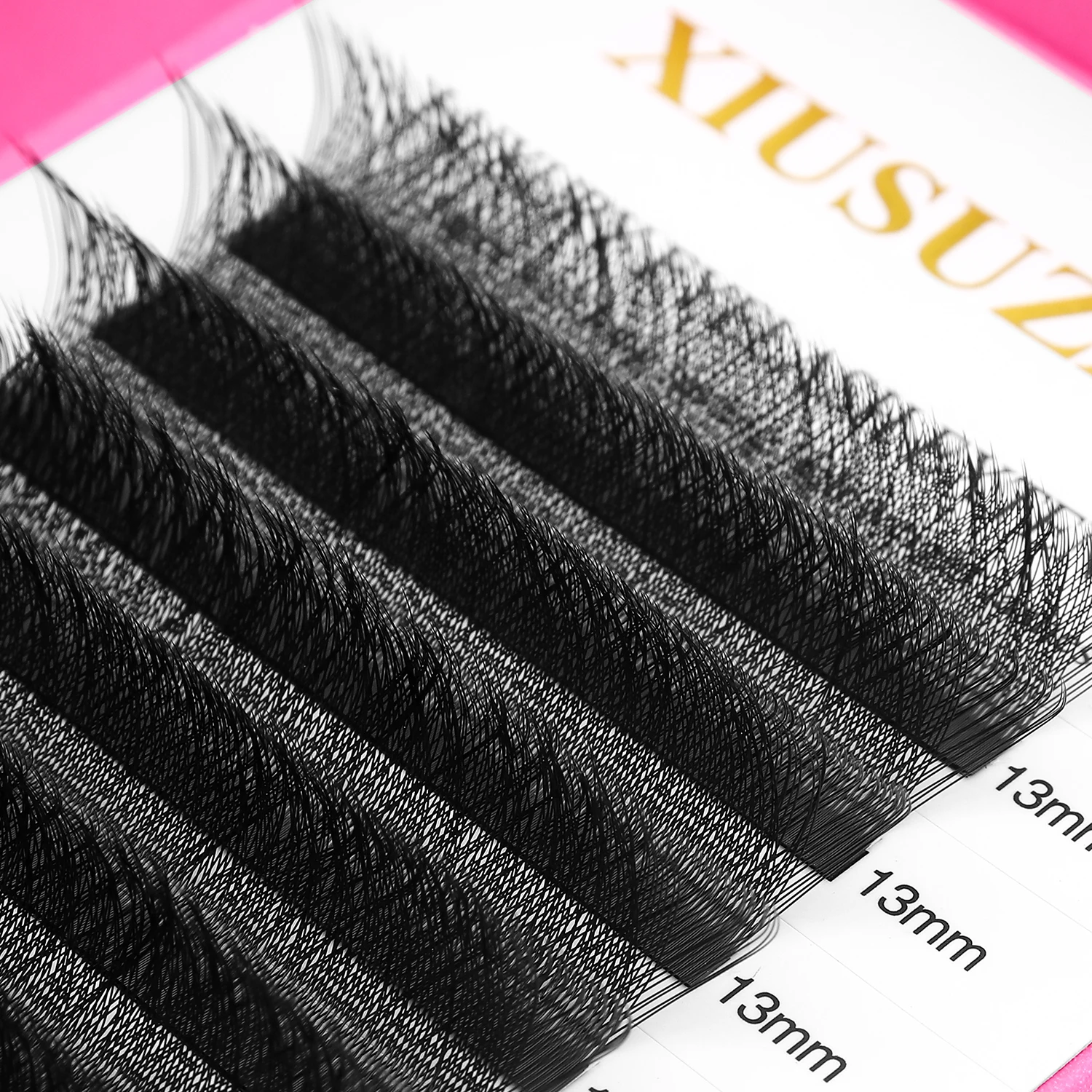 XIUSUZAKI 10 Vassoi/lotto Estensioni Ciglia 3DW Naturale Morbido 3DW Ventole Individuali Premade Volume Ciglia Ciglia Fornitori di Ciglia Finte