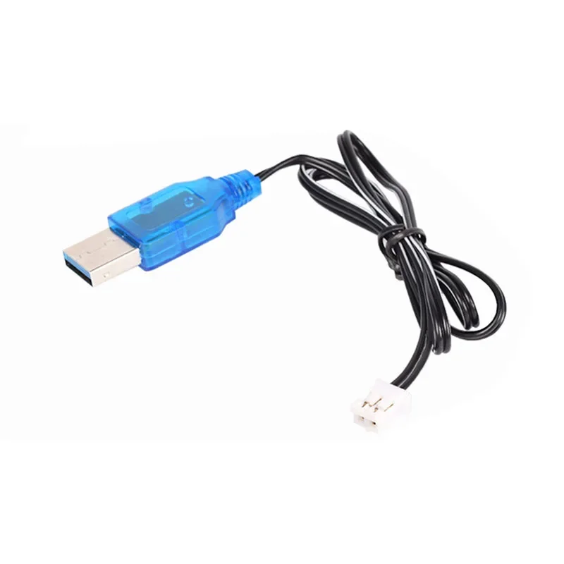 3.7V 400mA PH2.0-2P Female USB Charger Cable for Rechargeable Li-ion Battery Electric RC Aircraft Car Toys Remote Control PH-2.0