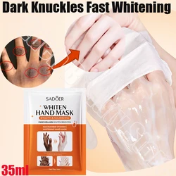 Dark Knuckles Fast Whitening Products Black Fingers Pigmentation Correctors Intense Stains Remover Moisturizing Hand Mask