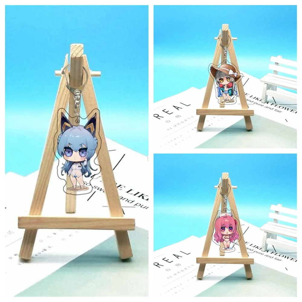 

6CM Charm Anime GODDESS OF VICTORY: NIKKE Acrylic Keychain Model Cosplay Characters Ornament Accessories Goods Collection Gifts