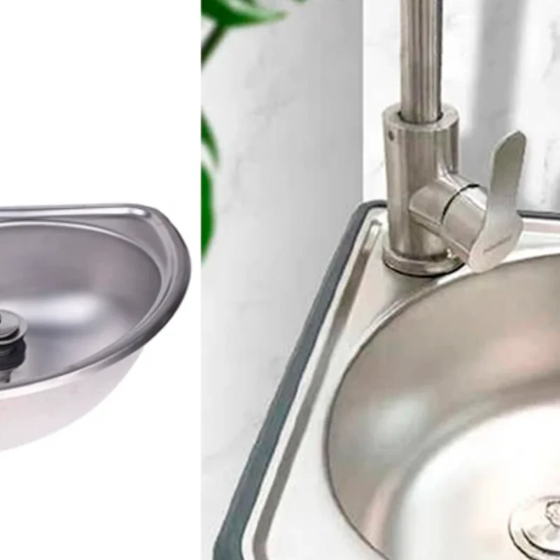 

Кухонная раковина для автофургона, раковина для ванной комнаты из нержавеющей стали, кемпер, овощной уголок, дом на колесах, бар, стальная маленькая одна чаша, капельная ванна