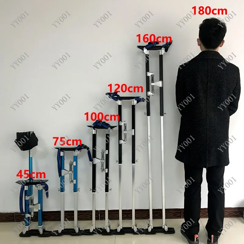 Aluminum Alloy Stilts Adult Lifting Shoes for Interior Decoration Stage Performance Heightening Tool