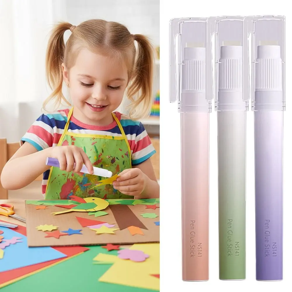 1/3PCS Nette Cartoon Stift Stil Kleber Stick PVA DIY Festen Kleber Super Starke Klebstoffe Papier Aufkleber ACR kleber Schreibwaren