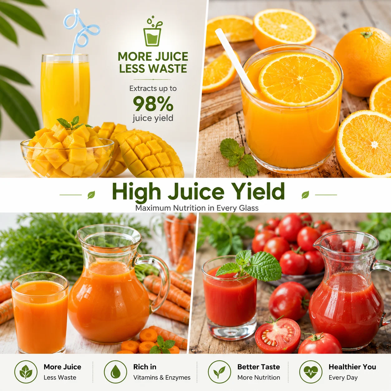 250W 저속 냉압착 과일 착즙기, 끼임 방지 역회전 - Juicer Cold Press Slow 리뷰 및 가격