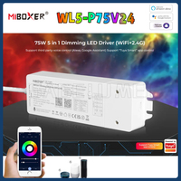 MiBoxer 75W WL5-P75V24 5in1 Tuya Smart 24V WiFi+2.4G Dimmer Built-in Driver for Single Color/Dual White/RGB/RGBW/RGBCCT LEDStrip