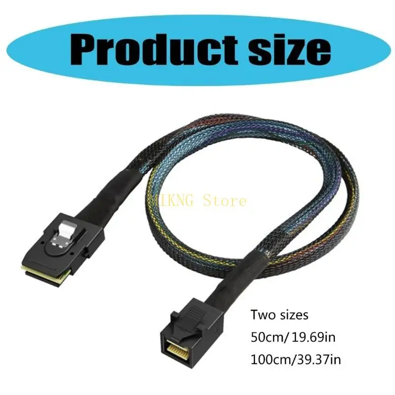 Minisas الداخلية عالية السرعة إلى كابل Minisas ، SFF8087 إلى SFF8087 36PIN DATA CORM 12GBPS معدل نقل 50 سم/100 سم أفضل بيع