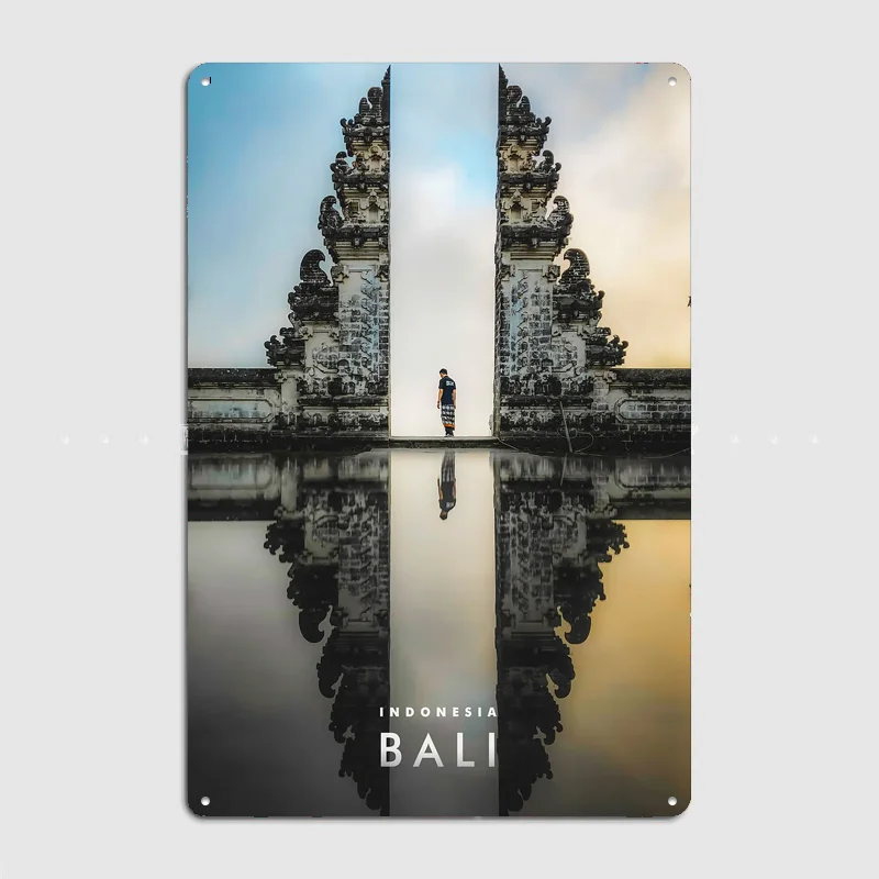 Pura Bali Metal Custom Sign Living Room Wall Indoor Decor Room Decoration Bedroom Posters Home Decor