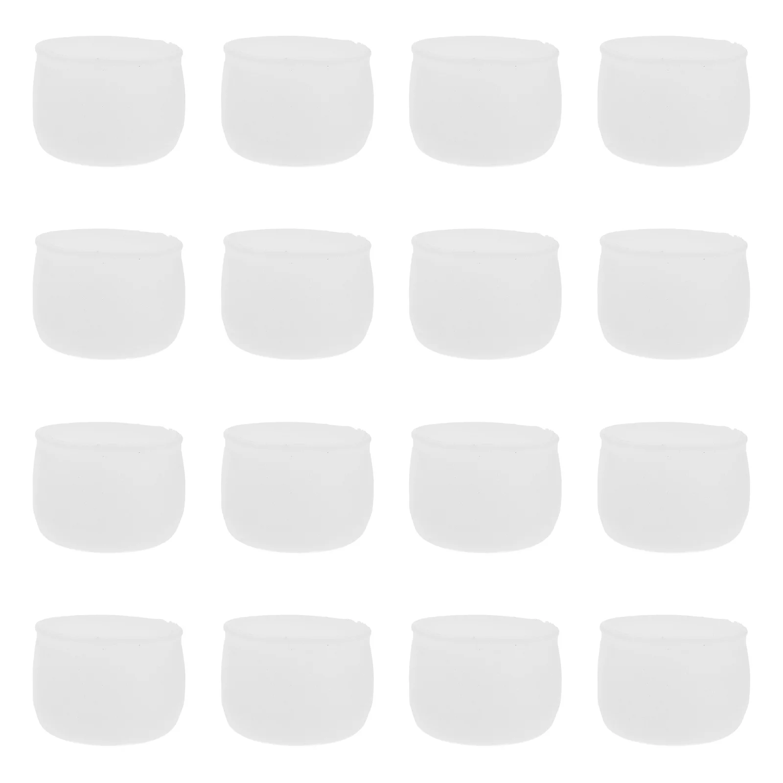 20 قطعة أقدام الطاولة الأكمام كتم منصات القدم لشريط البراز المطبخ كراسي الفناء متجر المنزل استخدام أقدام الطاولة البيضاء يغطي