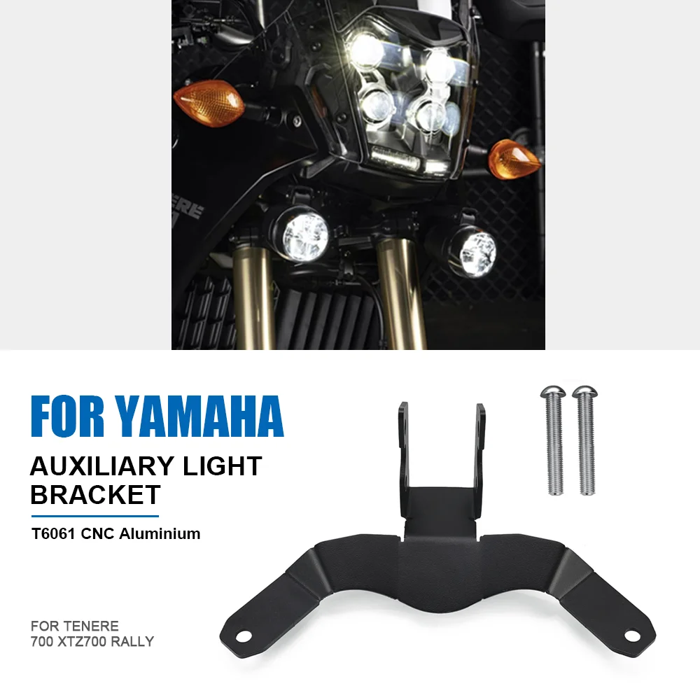 

For YAMAHA Tenere 700 XTZ700 Tenere700 Rally Edition World Raid 2019-2023 2024 Fog Lights Auxiliary Light Bracket Driving Lamp