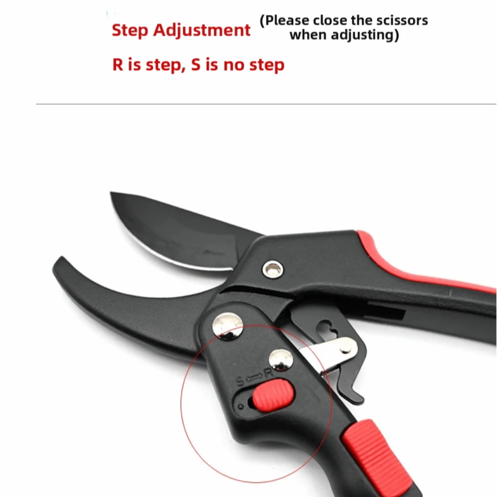 SK-5 Steel Garden Clippers Ergonomic Designed Adjustable Fruit Harvesting Shears Effortless Cutting Pruning Shears Garden Use