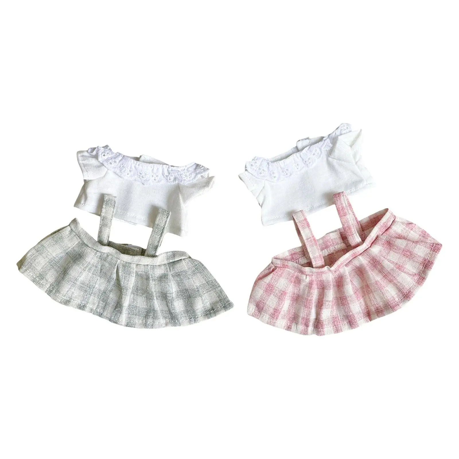 Vestito da bambola in miniatura da 20cm Costume da bambola carina abbigliamento giocattolo per bambini età 5-7 8-10