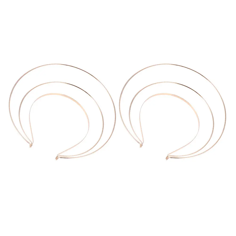 

2Pcs Layer Crown Headbands Elegant DIY Hair Decor for Wedding Bridal Birthday Party Prom Creative Unique Crown
