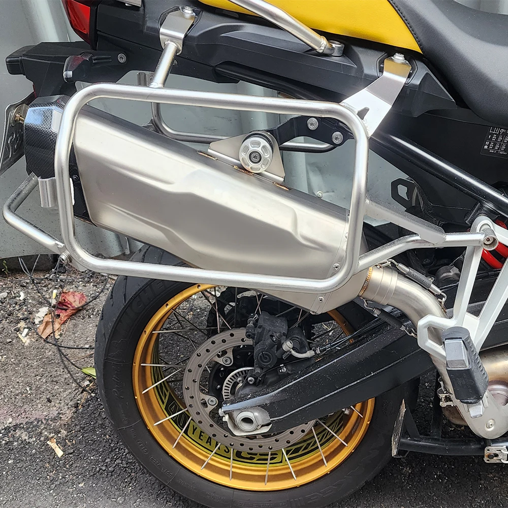 Carbon Fiber Motorcycle Exhaust Muffler, Universal 51mm Inlet Slip-On With DB Killer, Racing Style Pipe For Street And Off-Road