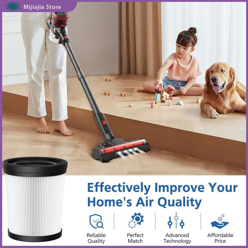 6 pacotes de filtro hepa compatível com fabulous fsv001, fsv101, girnoor g160 e g165 afoddon a300 aspiradores de pó sem fio vendas