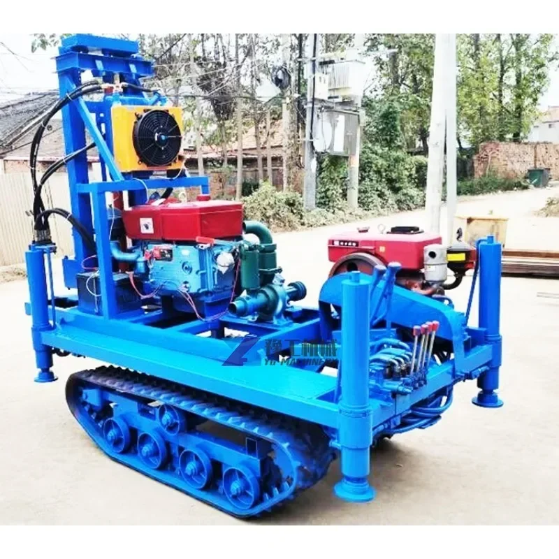 100m Hydraulic Borehole Drilling Machine Geotechnical Investigation Drill Rig Small Portable Water Well Drilling Rig