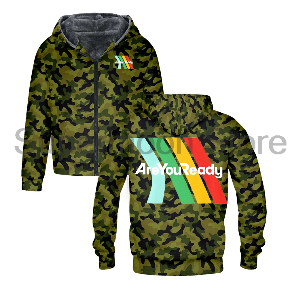 ARC Raiders AreYouReady سستة هوديس 2025 لعبة ساخنة طويلة الأكمام الشارع الشهير النساء الرجال سترة سترات الشتاء ملابس خارجية معطف #5